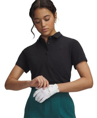 Under Armour Drive Short Sleeve polo femme, noir