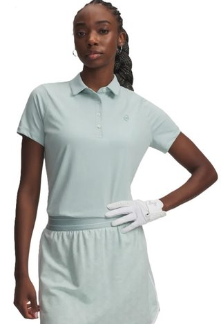 Under Armour Drive Short Sleeve polo femme, enamel blue