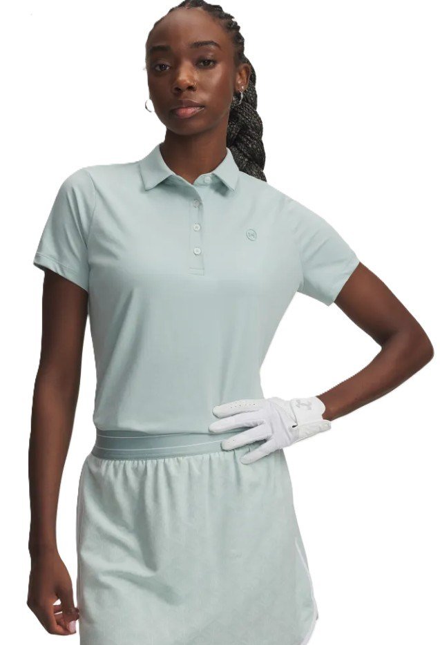 Under Armour Drive Short Sleeve polo femme, enamel blue