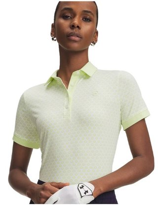 Under Armour Drive Printed polo femme, fade green/white
