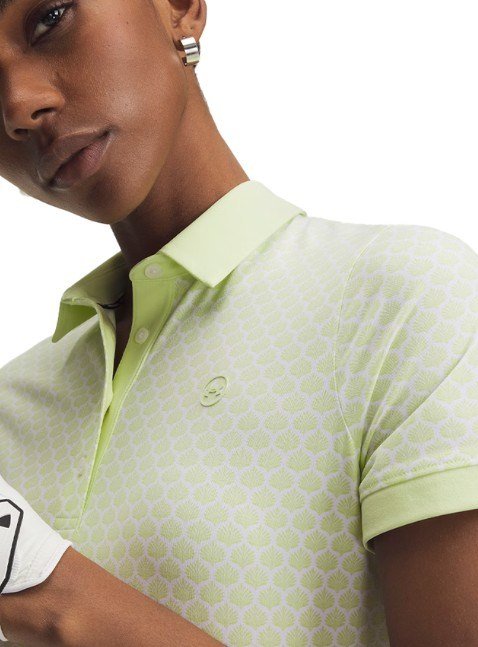 Under Armour Drive Printed polo femme, fade green/white