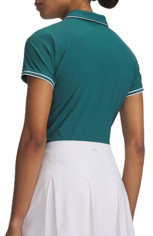 Under Armour Drive Chill polo femme, rack green/white