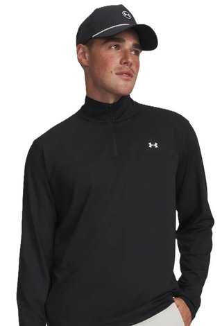 Under Armour T2G 1/4 Zip sweat homme, noir