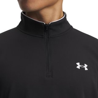 Under Armour MatchPlay 1/4 Zip sweat homme, noir/blanc