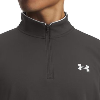 Under Armour MatchPlay 1/4 Zip sweat homme, castlerock/white