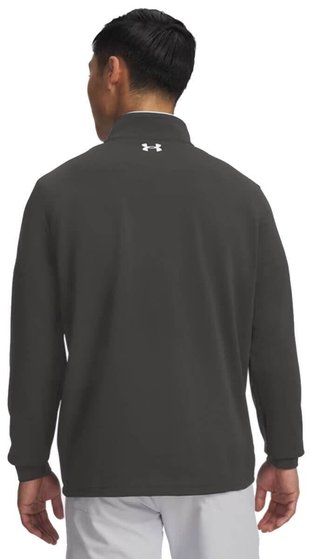 Under Armour MatchPlay 1/4 Zip sweat homme, castlerock/white