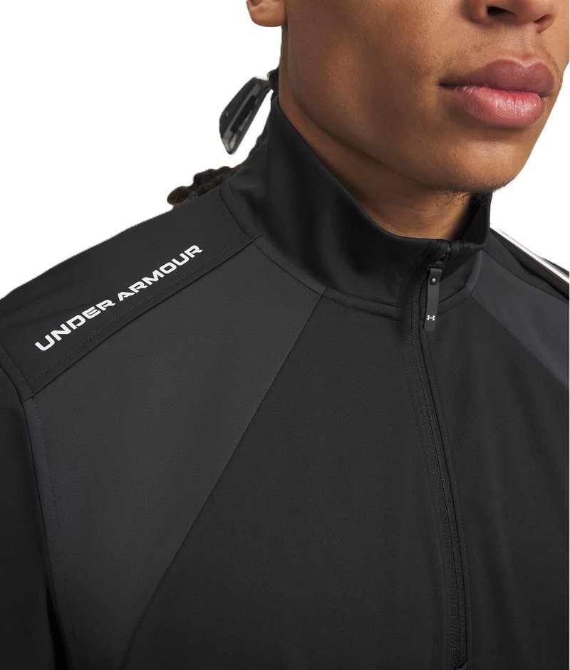 Under Armour Drive Wind SS 1/2 Zip veste homme, noir