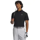 Under Armour Tee To Green Pique polo homme, noir/blanc