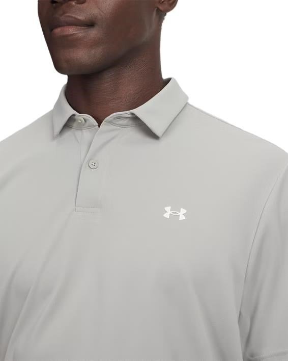 Under Armour Tee To Green Pique polo homme, titanium/white