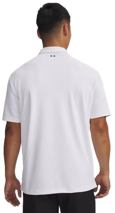Under Armour Tee To Green Pique polo homme, blanc/noir