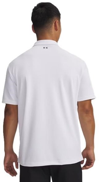 Under Armour Tee To Green Pique polo homme, blanc/noir