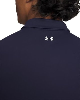 Under Armour Tee To Green Pique polo homme, navy/white