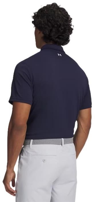 Under Armour Tee To Green Pique polo homme, navy/white