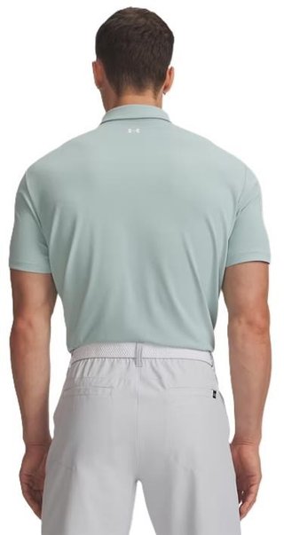 Under Armour Tee To Green Pique polo homme, bleu émail/blanc