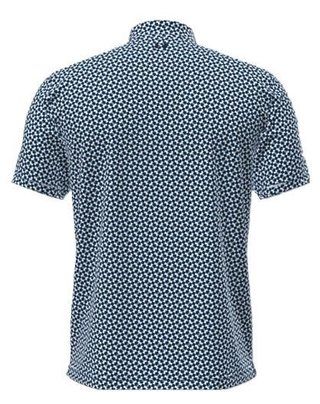 Under Armour UA T2G Printed polo homme, varsity blue/white/midnight navy