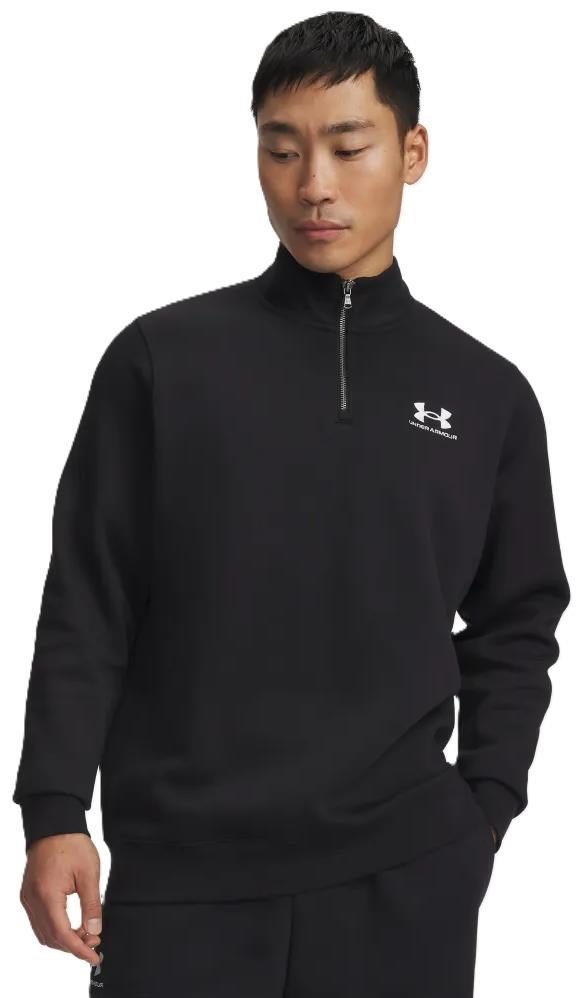 Under Armour Icon Fleece 1/4 Zip sweat-shirt homme, noir