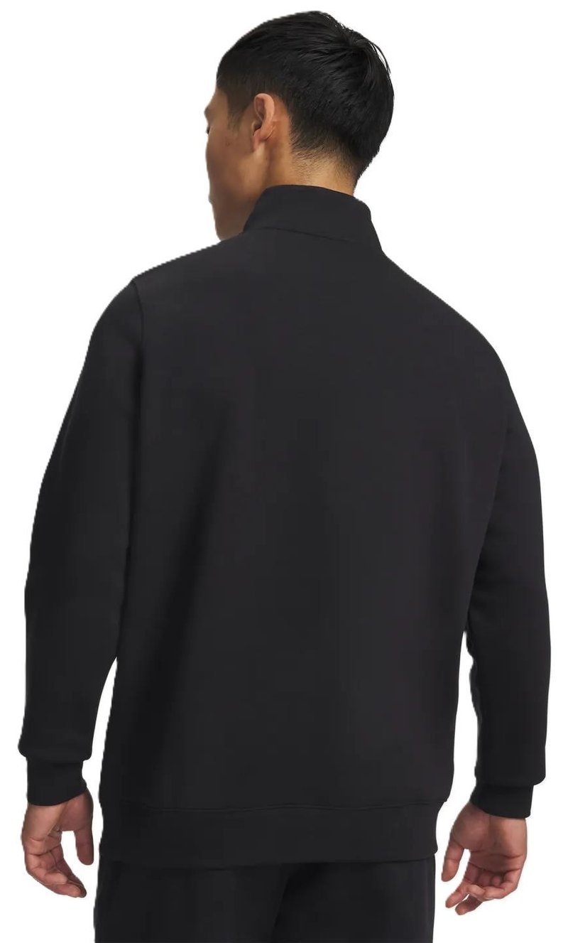 Under Armour Icon Fleece 1/4 Zip sweat-shirt homme, noir