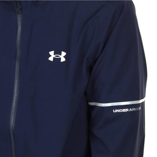 Under Armour Drive Rain veste homme, midnight navy/metallic silver