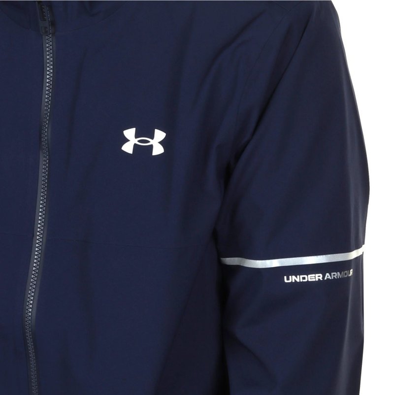 Under Armour Drive Rain veste homme, midnight navy/metallic silver
