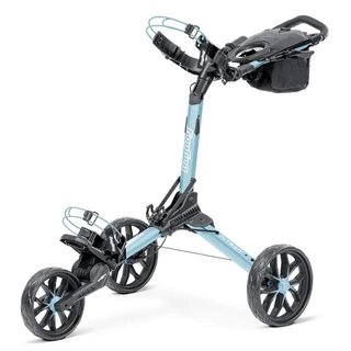 Bag Boy Nitron Auto-Open chariot manuel, bleu glace/blanc