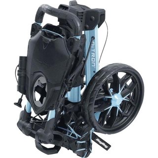 Bag Boy Nitron Auto-Open chariot manuel, bleu glace/blanc