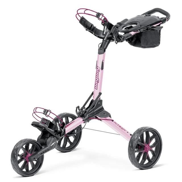 Bag Boy Nitron Auto-Open chariot manuel, rose/bordeaux