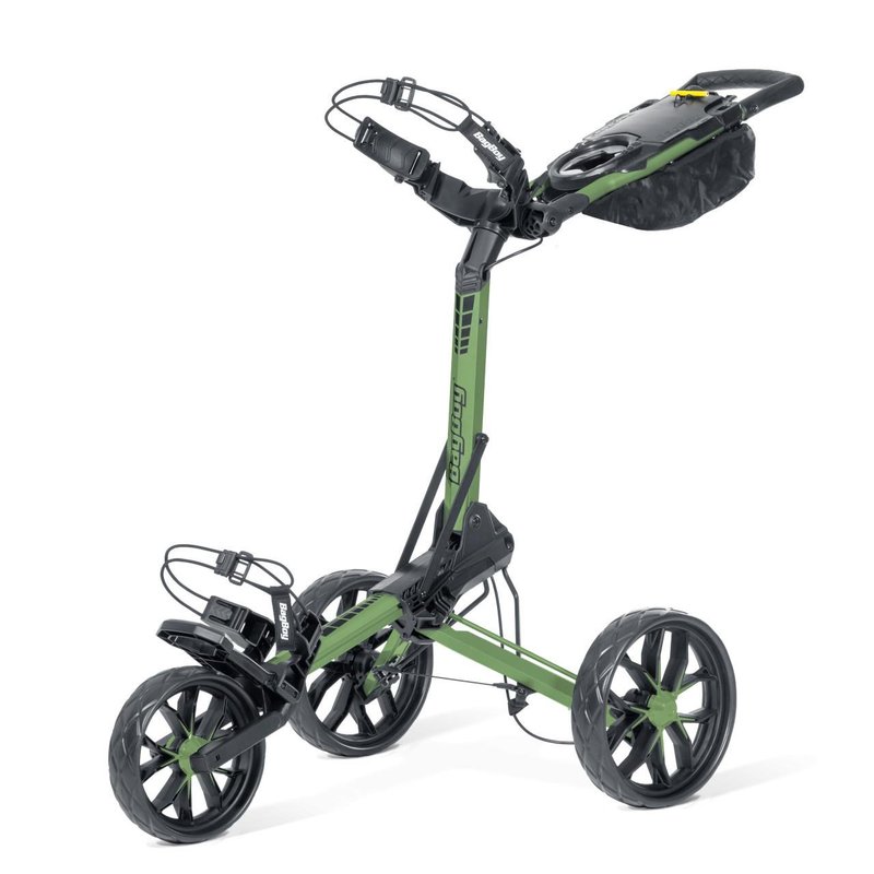 Bag Boy Slimfold Compact chariot manuel, vert/noir