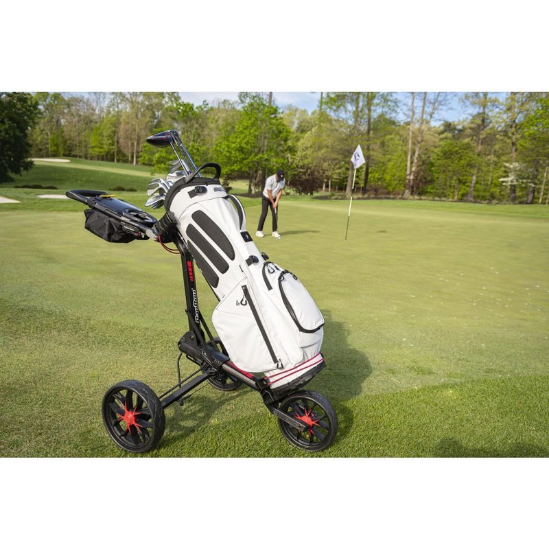 Bag Boy Slimfold Compact chariot manuel, vert/noir