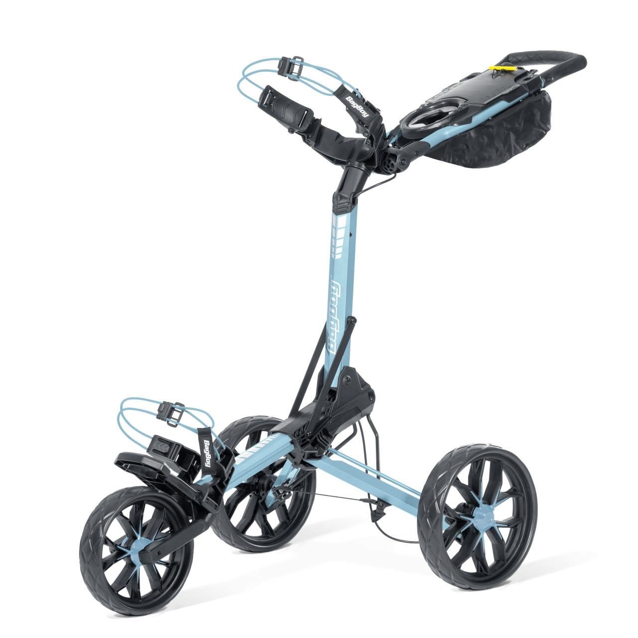 Bag Boy Slimfold Compact chariot manuel, bleu/blanc