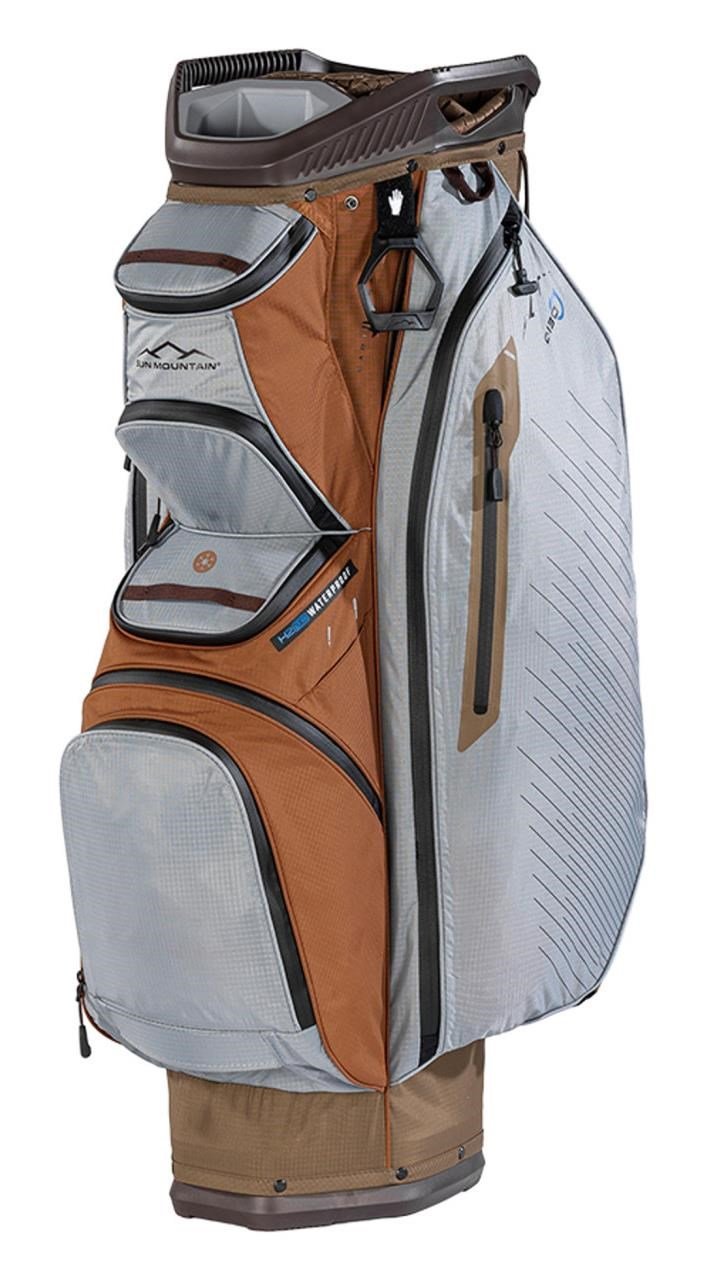 Sun Mountain H2NO C130 sac chariot, leather/shadow/otter