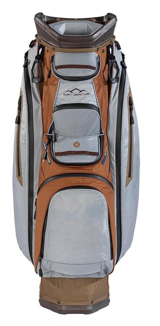 Sun Mountain H2NO C130 sac chariot, leather/shadow/otter