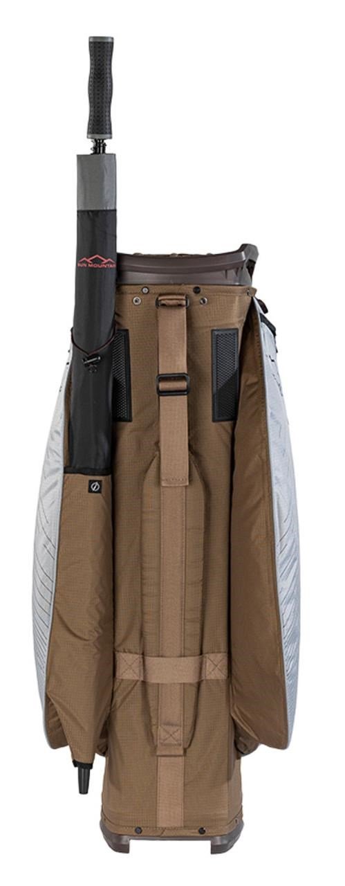 Sun Mountain H2NO C130 sac chariot, leather/shadow/otter