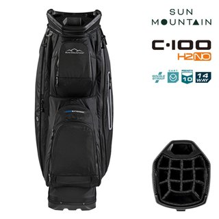 Sun Mountain H2NO C100 Waterproof cart bag, noir