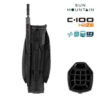 Sun Mountain H2NO C100 Waterproof cart bag, noir