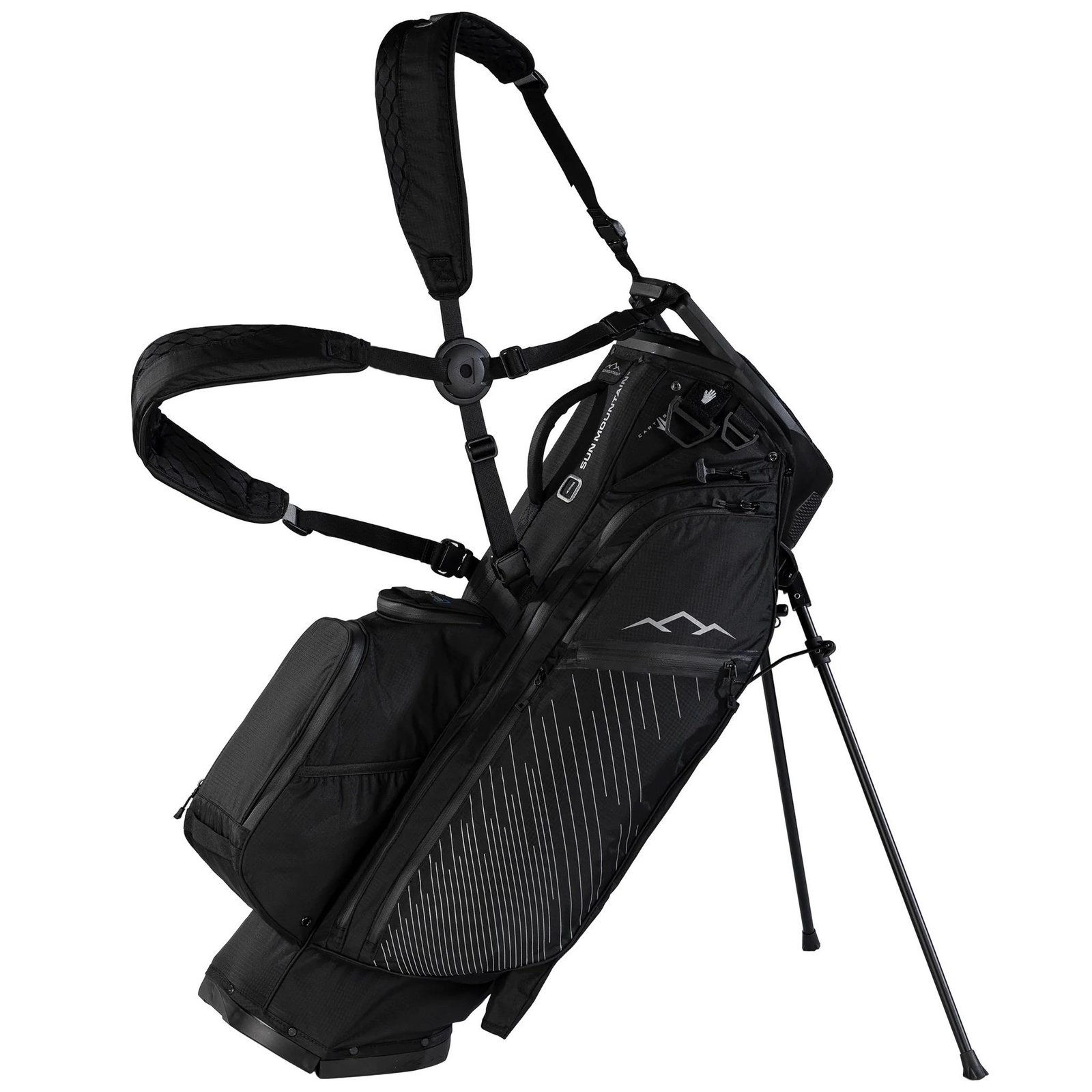 Sun Mountain H2NO E-4.5 14 Way VLO stand bag imperméable, black/steel