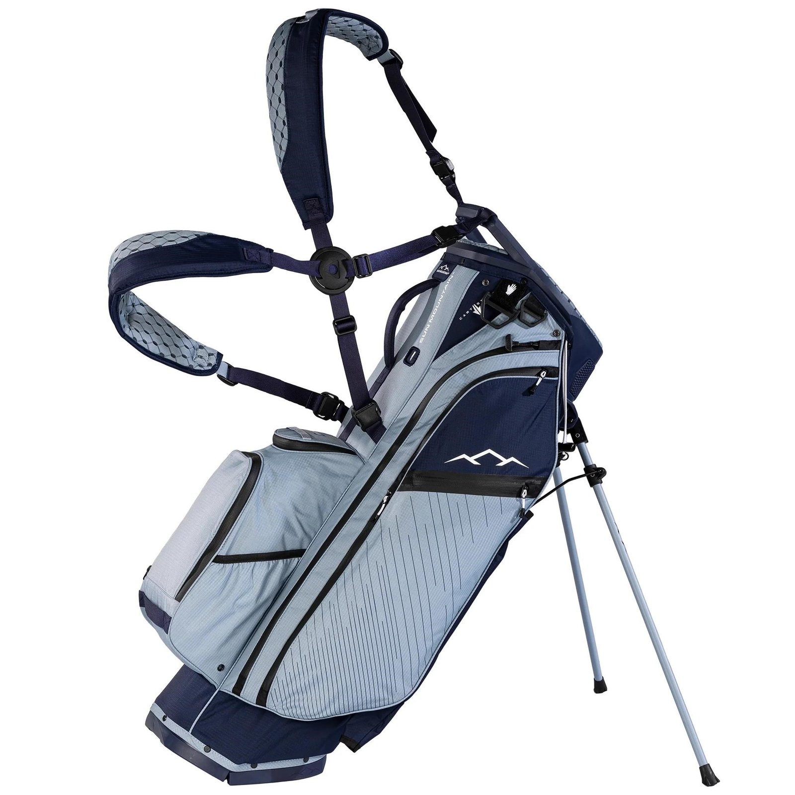 Sun Mountain H2NO E-4.5 14 WAY VLO sac stand bag imperméable, navy/ash