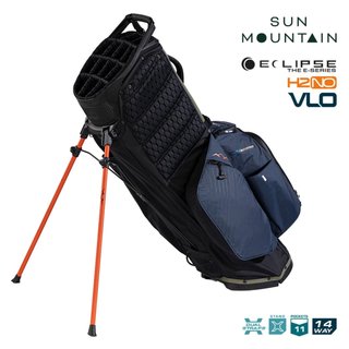 Sun Mountain H2NO E-4.5 14 Way VLO stand bag imperméable, black/ink/olive