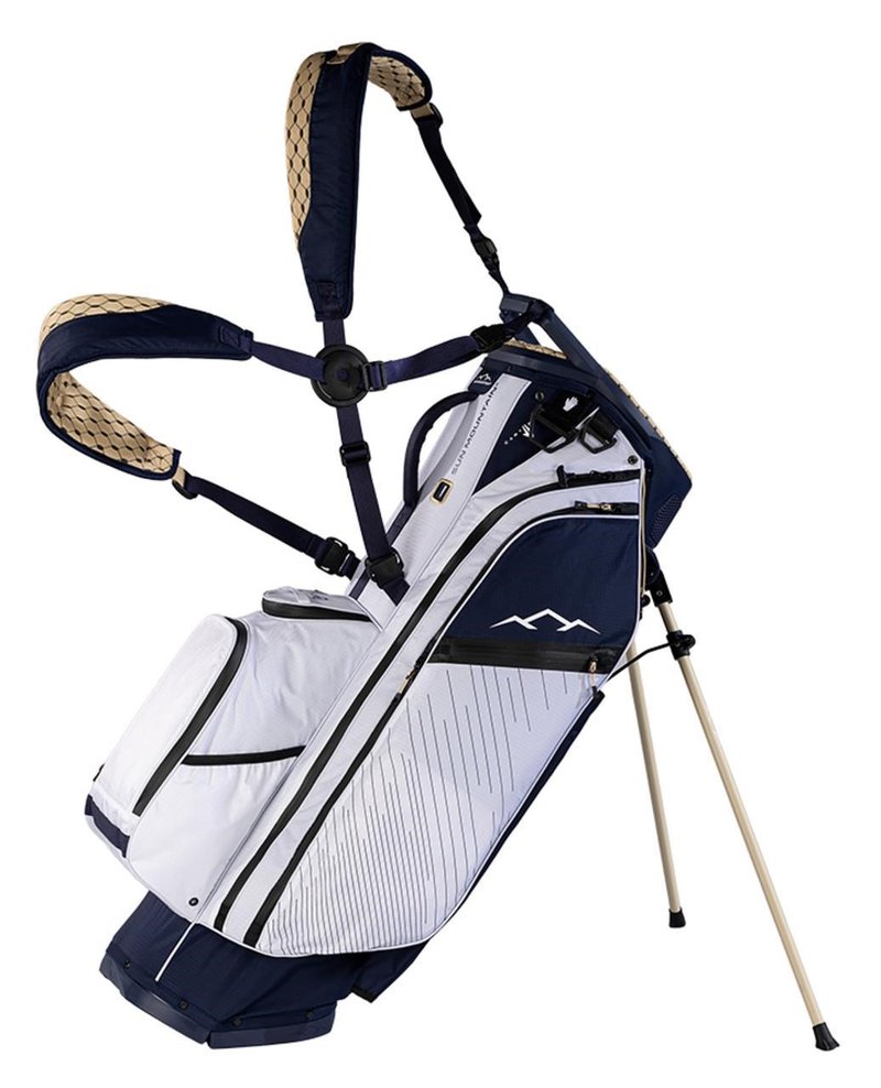 Sun Mountain H2NO E-4.5 14 Way VLO sac de golf trépied imperméable, navy/gold/white