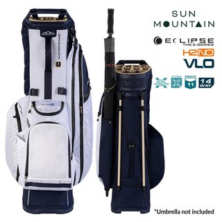 Sun Mountain H2NO E-4.5 14 Way VLO sac de golf trépied imperméable, navy/gold/white