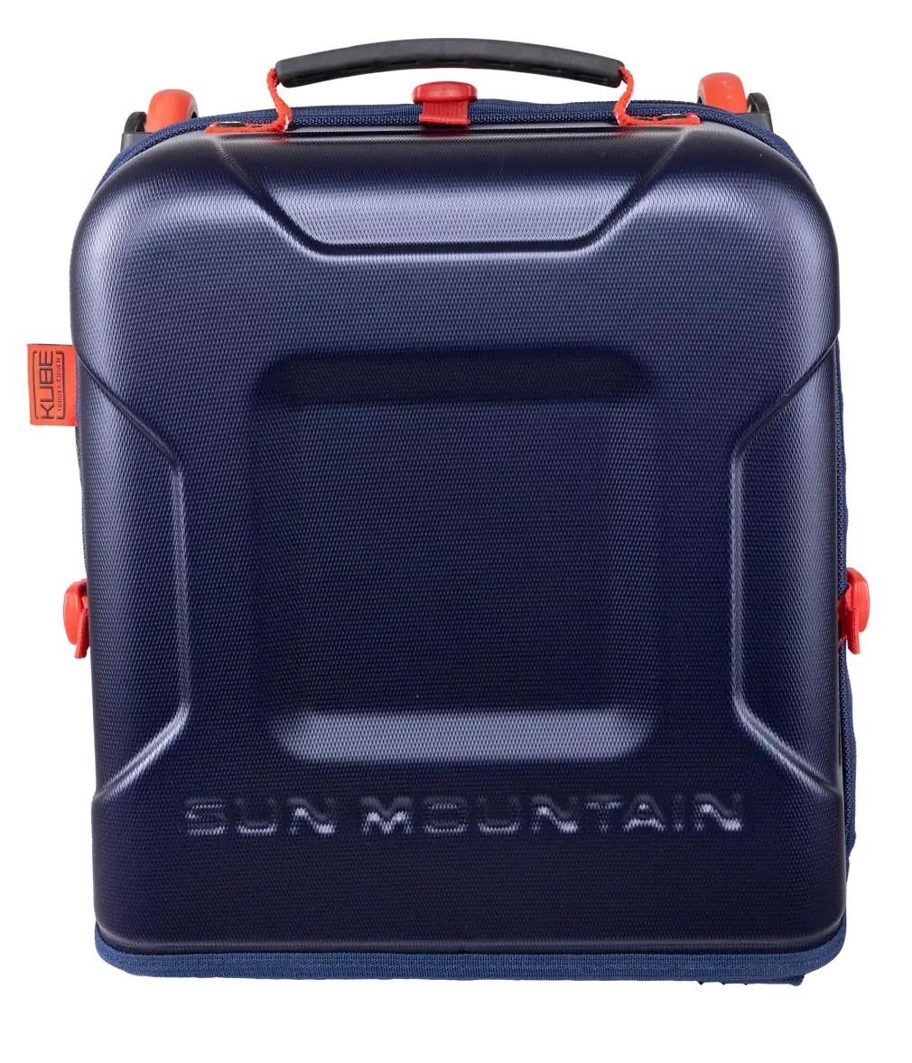 Sun Mountain Kube travel bag, navy/white/red
