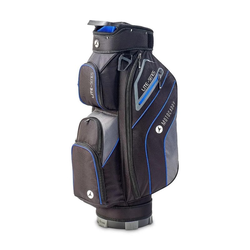 Motocaddy NEW Lite-Series cart bag, noir/bleu
