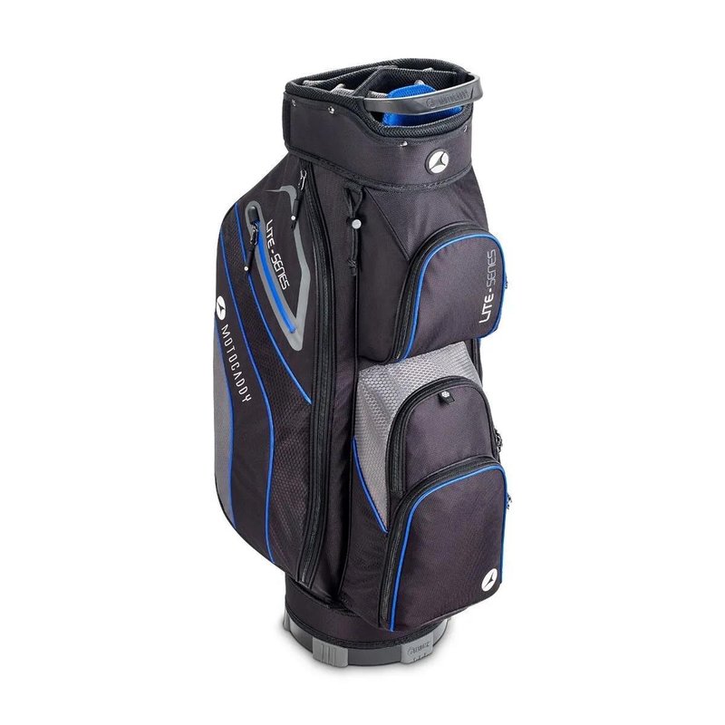 Motocaddy NEW Lite-Series cart bag, noir/bleu