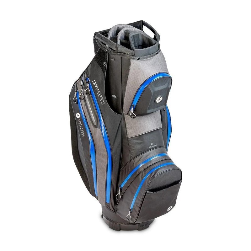 Motocaddy NEW Dry-Series cart bag 2026, noir/bleu