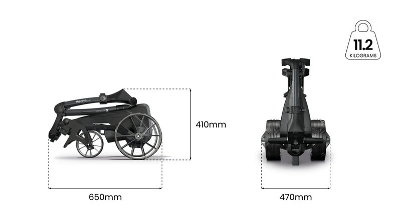 Motocaddy NEW M5 GPS DHC chariot électrique, Ultra Lithium