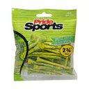 Pride Sports Special Edition Paint Splatter Tees (45 tees) 69 mm (2 3/4"), vert/jaune