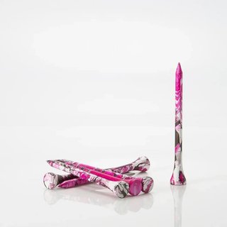 Pride Sports Special Edition Paint Splatter Tees (45 tees), 69 mm (2 3/4"), rose néon/noir