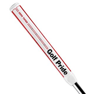 Golf Pride Zero Taper Round grip de putter, Medium, rouge