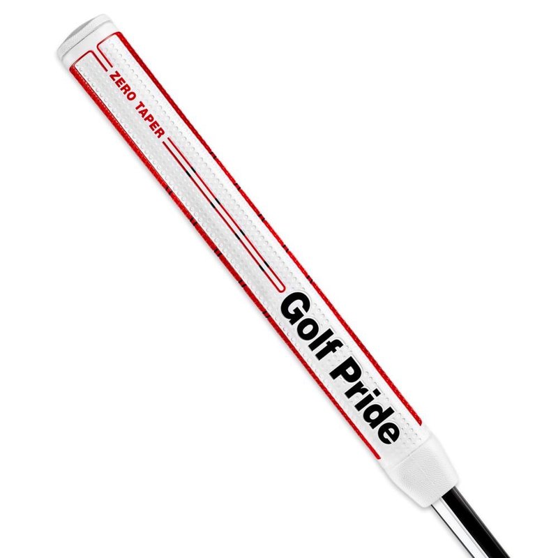 Golf Pride Zero Taper Round grip de putter, Medium, rouge