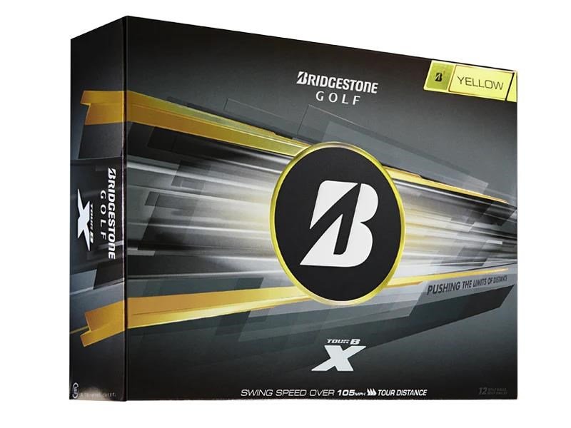 Bridgestone Tour B X balles de golf 2026, jaunes