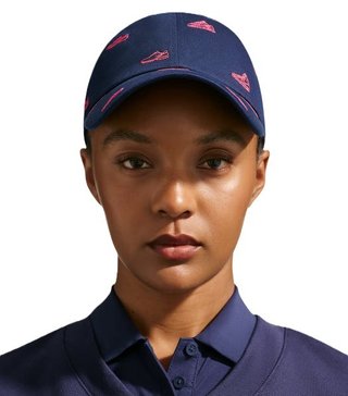 Nike Club golf casquette, college navy/hot lava